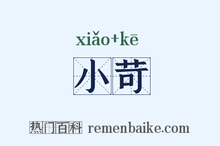 小苛是什么意思的图片